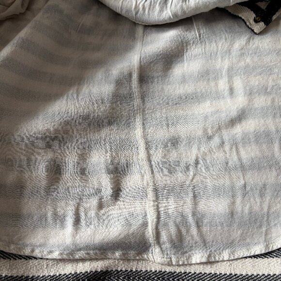 Sz8 Anthro Greylin Woven Chevron Striped Circle Skirt - Picture 7 of 12